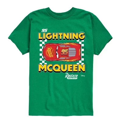 Футболка для мальчиков Cars Lightning McQueen 95, зеленая