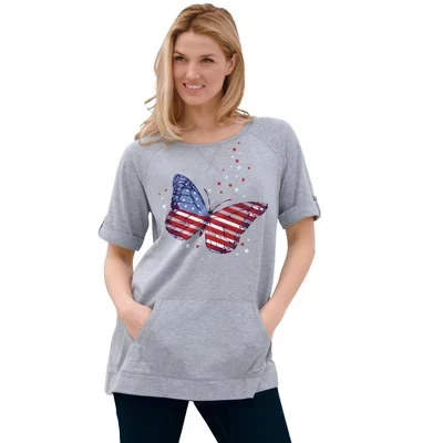 Футболка с карманами Americana Kangaroo
