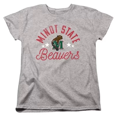 Женская футболка Minot State University Beavers, черная