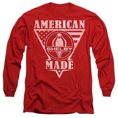 Мужская футболка с длинным рукавом Carroll American Made Flag красного цвета
