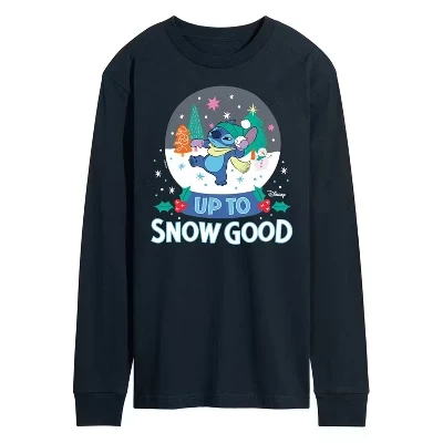 Мужская футболка с длинным рукавом Up To Snow Good с графическим рисунком