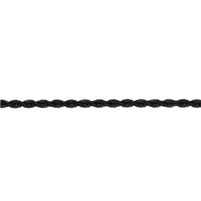 Мужская цепочка Metro Jewelry 56 см, ионное золото, черная
