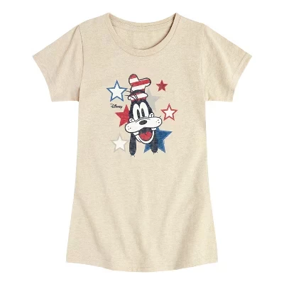Футболка для девочек Disney Americana Goofy, березовая