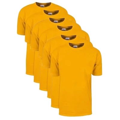 Мужские футболки Shaka Wear Max, 6 шт., золотистые