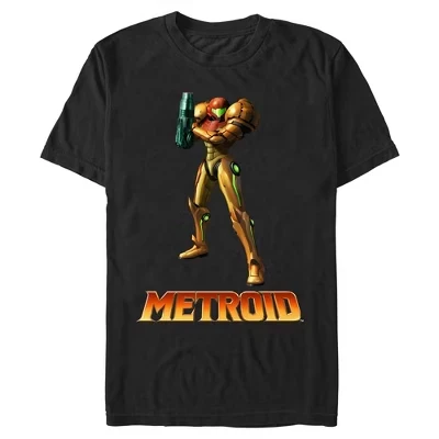 Мужская футболка Prime Samus Aran Full Shot черного цвета