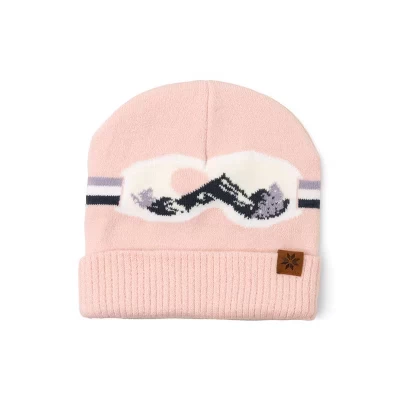 Детская шапочка Freestyle Beanie Теплая вязаная шапка для мальчиков и девочек розового цвета