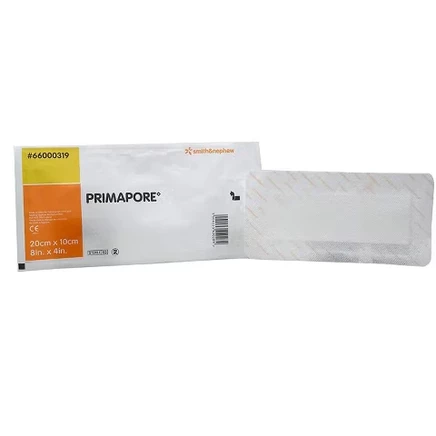 Раневая повязка из нетканого материала PRIMAPORE, 8 x 4