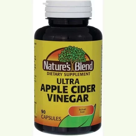 Капсулы Nature's Blend яблочный уксус 600 мг, 90 шт.
