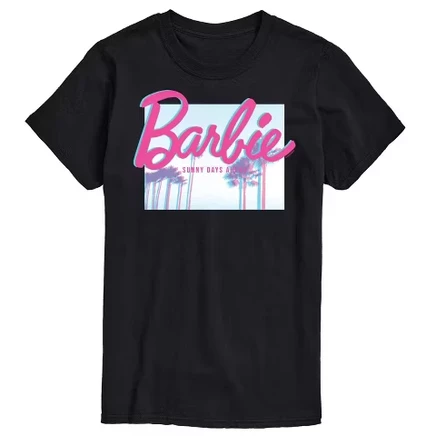 Мужская футболка Barbie Sunny Days Ahead, черная