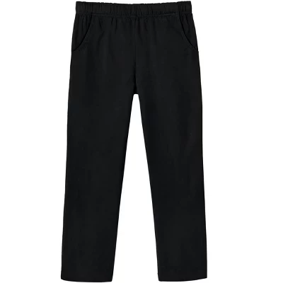 Детские брюки City Threads из хлопка с UPF 50+, черные