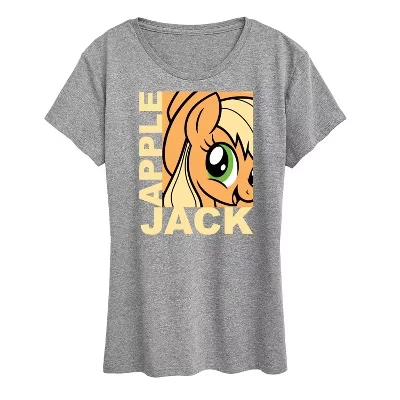 Женская футболка My Little Pony Эпплджек, серая