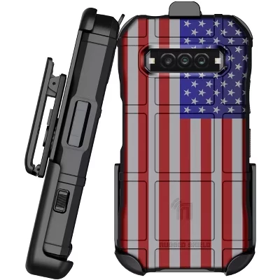 Чехол и кобура Nakedcellphone для Kyocera DuraForce Pro 3, с флагом США