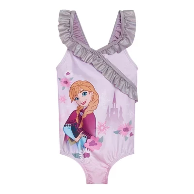 Девочкам слитный купальник Disney Frozen, UPF 50+, розовый
