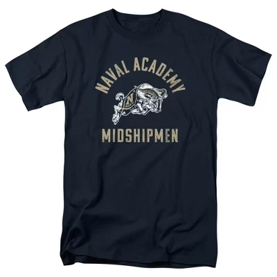 Мужская футболка NCAA US Naval Academy, синяя