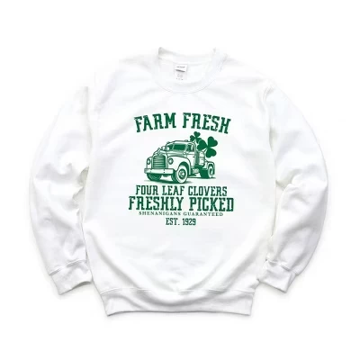 Женский свитшот Simply Sage Market Farm Fresh, белый