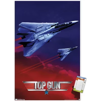 Постер Trends International Top Gun «Вингмен», белый