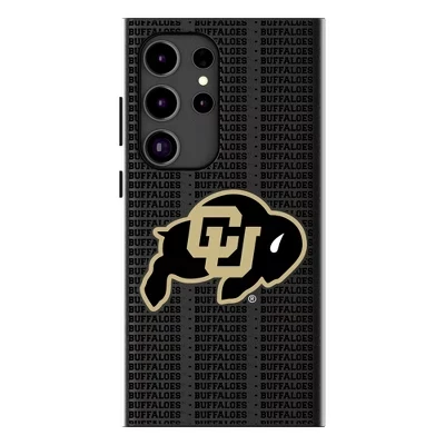 NCAA Big 12 Universities Текстовый фон, совместимый с MagSafe Чехол для мобильного телефона Samsung Galaxy colorado buffaloes