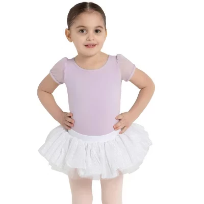 Детская пачка Capezio Glitter, белая