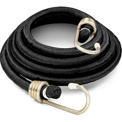 Эластичные стяжки RamPro 183 см с крюками, черные
