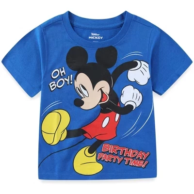 Футболка для мальчиков Disney Mickey Mouse, синяя