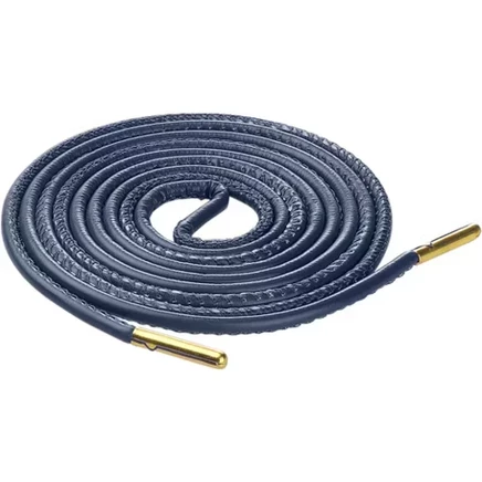 PU Leather Round Shoe Laces for Sneakers Boots 1 Pair 120cm/47.2