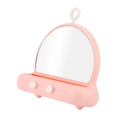 Настольное косметическое зеркало Unique Bargains, розовое