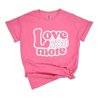 Женская футболка Simply Sage Market Love You More, клюквенная