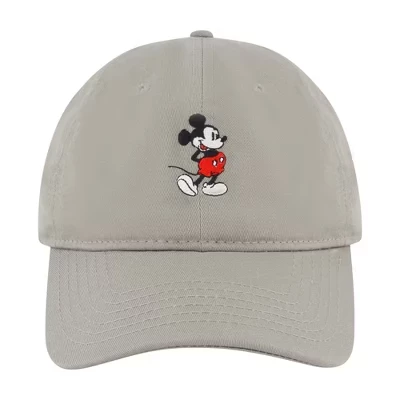 Мужская кепка Disney Mickey Mouse вышитая, хлопок, серая