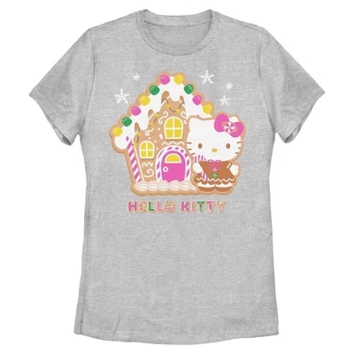 Женская футболка Hello Kitty «Домик Китти», меланж