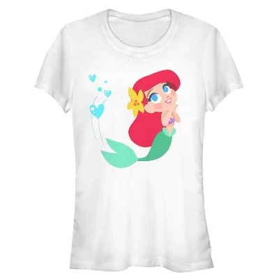 Женская футболка Ariel Love для юниорок белого цвета