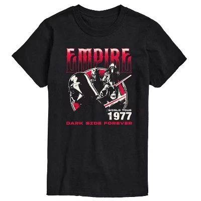 Мужская футболка с коротким рукавом Empire Dark Side Forever с графическим рисунком, черная