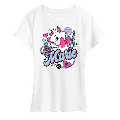 Женская футболка Disney Aristocats Marie, белая