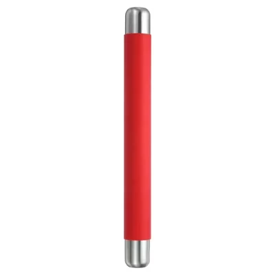 Скалка Unique Bargains из стали с силиконом, красная