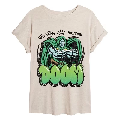 Женская футболка Fantastic Four Doom Street, светло-бежевая