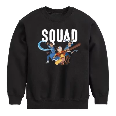Свитшот Avatar Trio Squad для мальчиков, черный