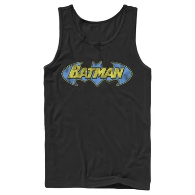 Мужская майка DC Comics Batman с крыльями, черная