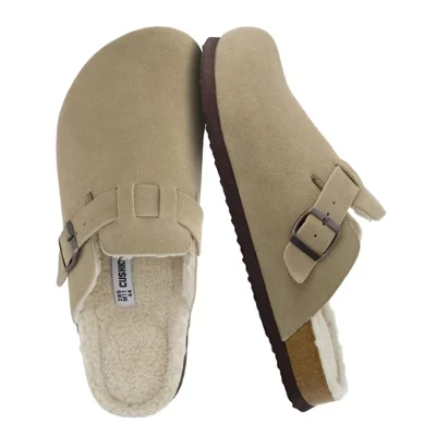 Мужские сабо CushionAire Haze Cozy, замша, таупе