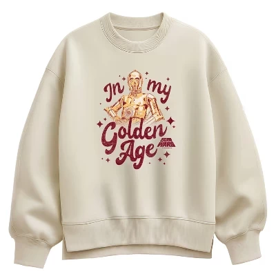 Женская толстовка Golden Age из флиса Оверсайз Crew Sweatshirt