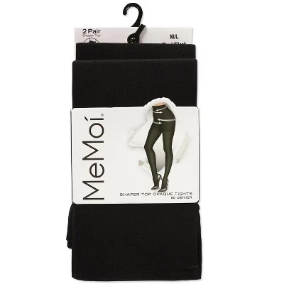 Женские колготки MeMoi, 2 пары с корректирующим верхом