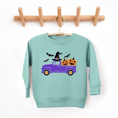 Детский свитшот The Juniper Shop Witch Farm Truck, мятный