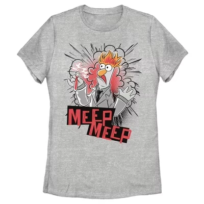 Женская футболка Beaker Meep athletic heather