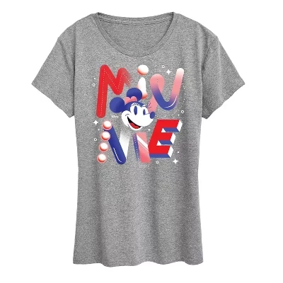 Женская футболка Disney Minnie Word Art, серая