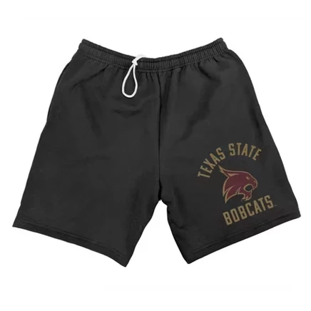 Мужские шорты NCAA Texas State University, черные