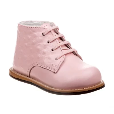 Josmo Baby/Toddler Boys/Girls Medium Width Walking Shoes Ostrich First Walker, Baby First Walk Training Shoes pink