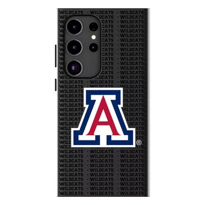 NCAA Big 12 Universities Текстовый фон, совместимый с MagSafe Чехол для мобильного телефона Samsung Galaxy arizona wildcats