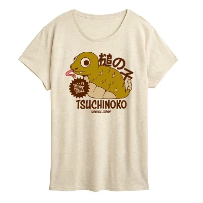 Женская футболка Instant Message Tsuchinoko, бежевaя