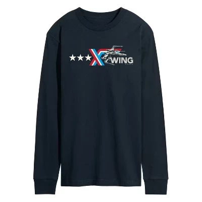 Мужская футболка с длинным рукавом Americana X-Wing и графическим рисунком