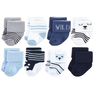 Носки для мальчиков Hudson Baby, 8 пар, с медведями