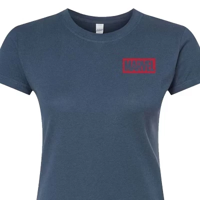 Women's -  - Daredevil Circle Fitted Graphic T-Shirt indigo
