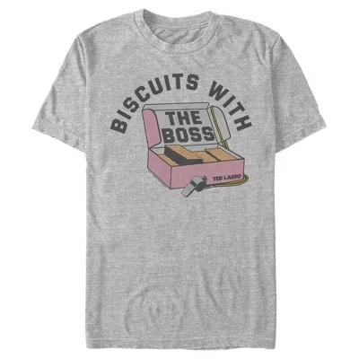 Мужские бисквиты с футболкой Boss athletic heather